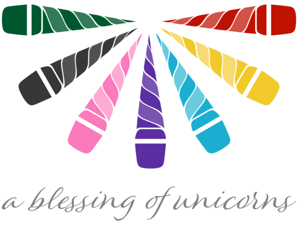 a blessing of unicorns Logo